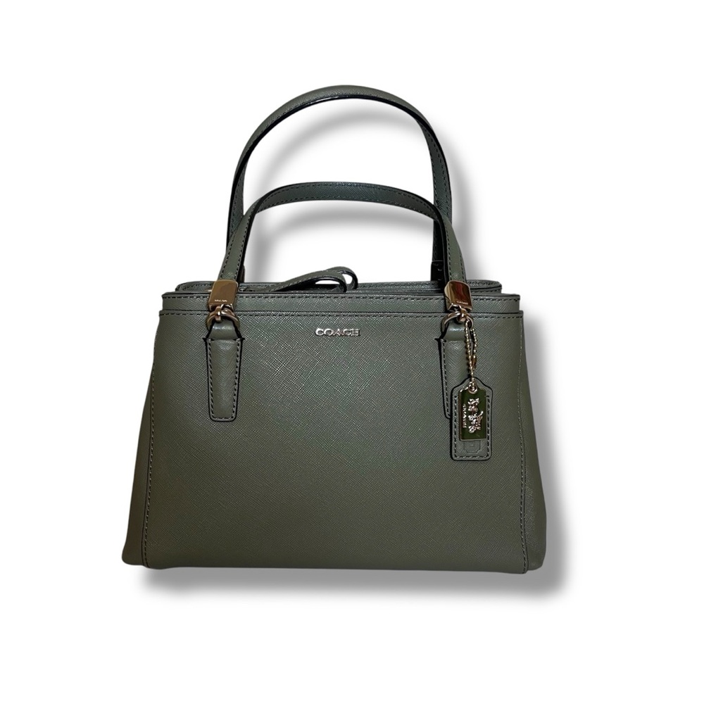 Coach Green Leather Handbag 30402